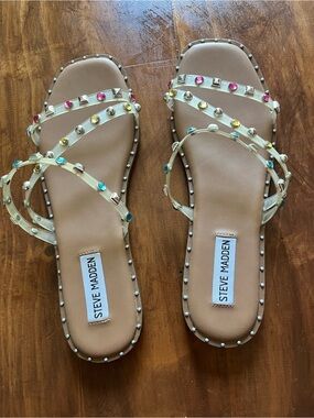 Steve Madden Jeweled Sandals